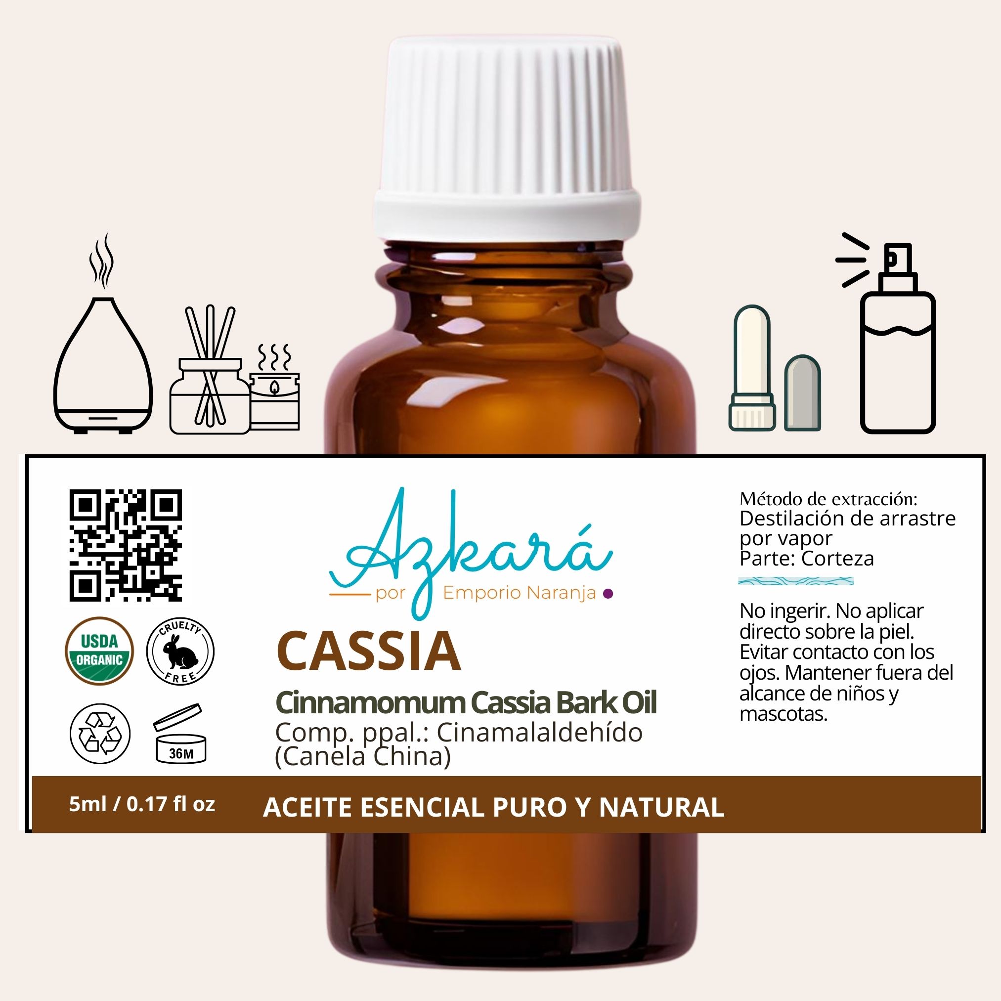 ACEITE ESENCIAL DE CASSIA (CANELA DE) 5ml