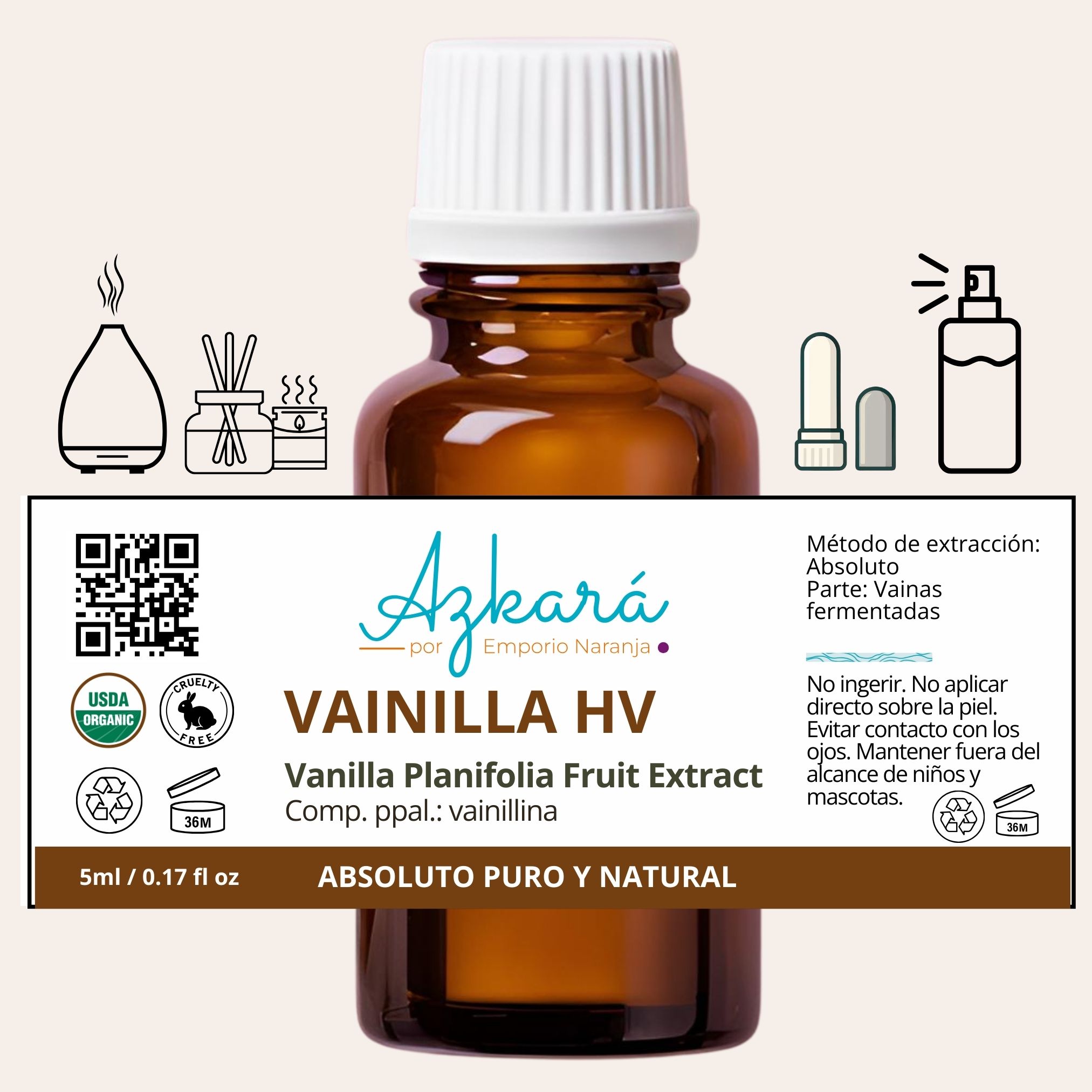 ACEITE ESENCIAL DE VAINILLA 5ml