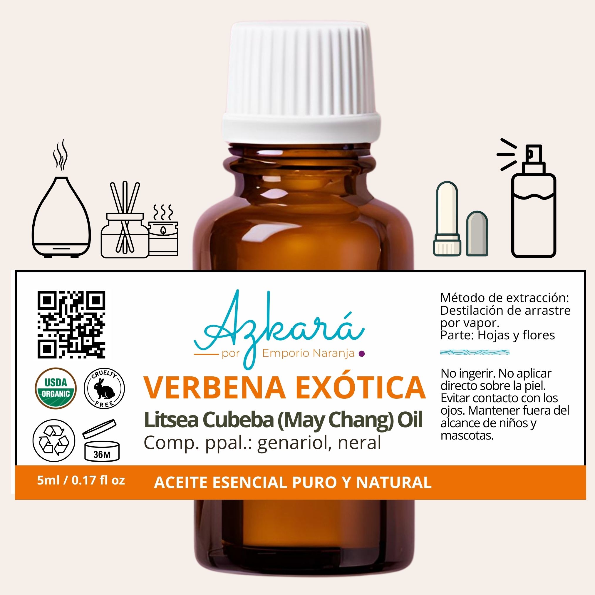 ACEITE ESENCIAL DE VERBÉNA EXÓTICA 5ml